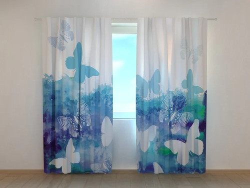 Tende farfalla blu - tende,