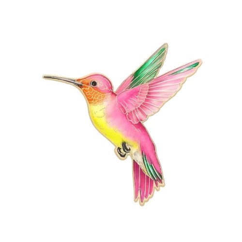 Colibri rosa spilla - colibri,