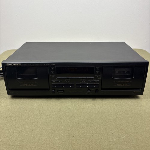 Pioneer w770 dual cassette - dual,