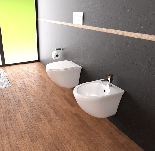 Coppia sanitari e - sanitari, bidet