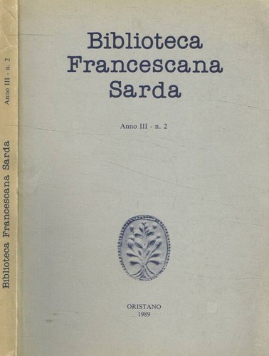 Biblioteca francescana sarda - francescana,