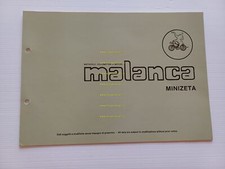 Malanca 50 Minizeta catalogo ricambi TELAIO originale FRAME parts catalog