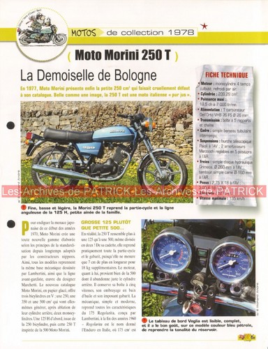 Moto morini 250 - morini, bar