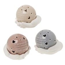 BOMBONIERE MATRIMONIO CRESIMA COMUNIONE SFERA LUCE LED  PORCELLANA