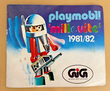 CATALOGO GIOCHI PLAYMOBIL MILLEVITE NOVITA' GIG 1981/82 OTTIMO