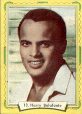 figurina Attori del cinema ed.Lampo Rec. #  18. Harry Belafonte