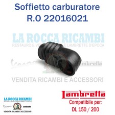 Soffietto Filtro Aria Carburatore SH 22 Lambretta DL 150/200