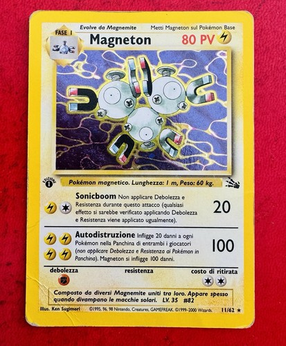 Lotto carte pokemon magneton - carte,