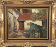 German Grobe *1857 cortile con
