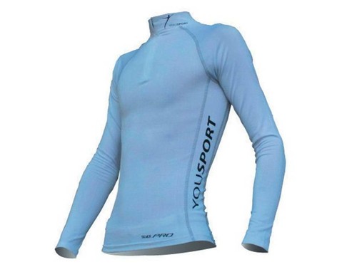 Lupetto maglia termica con zip - maglia,