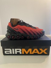 Nike Air Max DN8 Scarpe da Ginnastica UK 8.5 Nero Rosso - Nuove e Originali - FQ7860-008