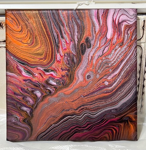 Anello pittura astratta - pittura,
