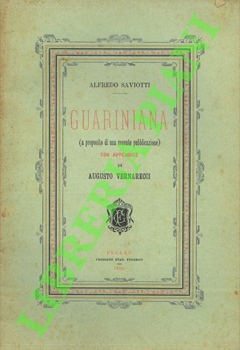 Saviotti alfredo guariniana - saviotti,