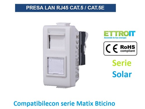 Presa lan rj45 cat - 5, cat.5e