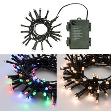 Lotti Importex Catene natalizie a Batteria Luci di Natale LED x interno esterno