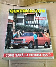 Vecchia Rivista D'Epoca Quattroruote Mese Di Maggio Del 1970
