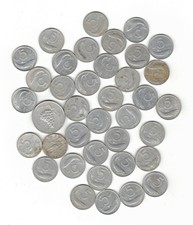 Lotto stock 38 monete 5 lire