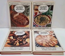 Carnacina e Veronelli LA CUCINA RUSTICA REGIONALE in 4 Volumi Rizzoli 1978