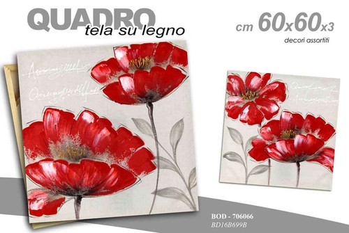 Quadro parete tela - parete, stampa