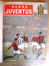 RIVISTA *HURRA' JUVENTUS*ANNATE RILEGATE 54num. in3 libri-gen1965-giu1969-CALCIO