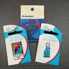 3 Spille PIN Torino 2006 - XX Olimpiadi Invernali + MASCOTTE GLIZ