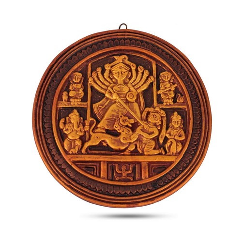 Dei durga parete - durga, rotondo