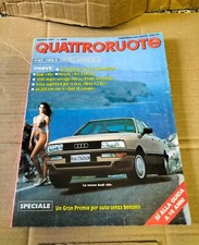 Rivista D'Epoca Quattroruote Mese Di Agosto Del 1987