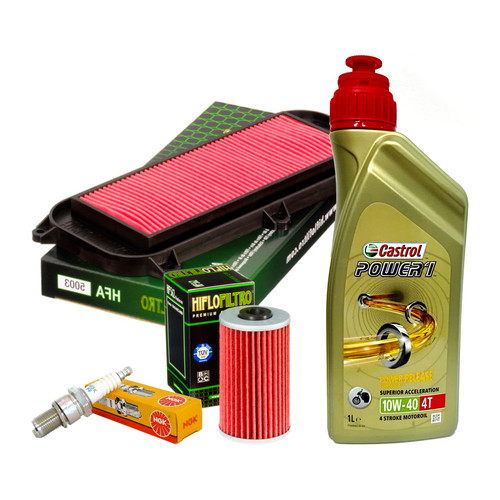 Kit tagliando castrol 10w40 - tagliando,
