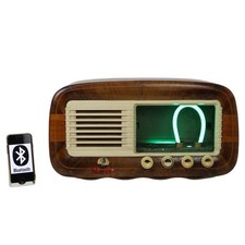 CASSA BLUETOOTH SPEAKER ESPERIA CUSTOMIZED ANNI 50 VALVOLE RADIO VINTAGE ALTOPAR