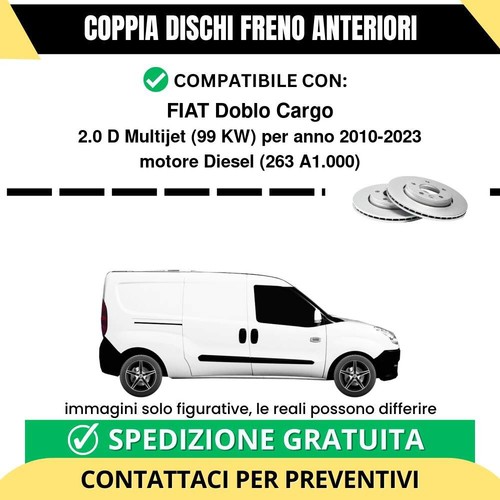 Coppia dischi freno anteriori - dischi,