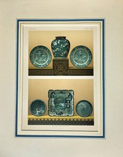 stampa originale 1875 vaso