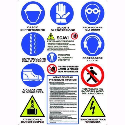 Cartello per cantieri - per, 12