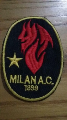 Toppa ricamabile milan calcio - toppa,