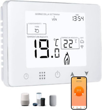 CRONOTERMOSTATO WIFI SMARTPHONE APP ALEXA GOOGLE TERMOSTATO DA PARETE O BOX 503