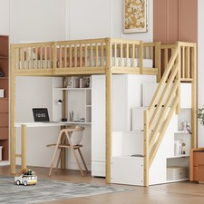 Letto soppalco legno - soppalco,