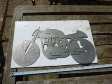 Targa da parete Manx Norton