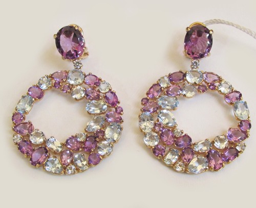 Crisor earrings with natural - earrings,
