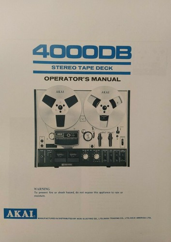 Akai 4000db reel to - -,