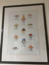 quadro Ricamato Punto Croce