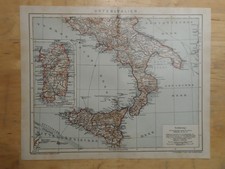 Orig.(1908) Litografia Mappa
