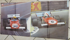 VECCHIO POSTER AUTOSPRINT NANNI GALLI ARTURO MERZARIO FERRARI