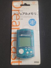 Dreamcast Visual Memory Unit Aqua Blue (2000) Nuovo Sigillato Giappone DC Import
