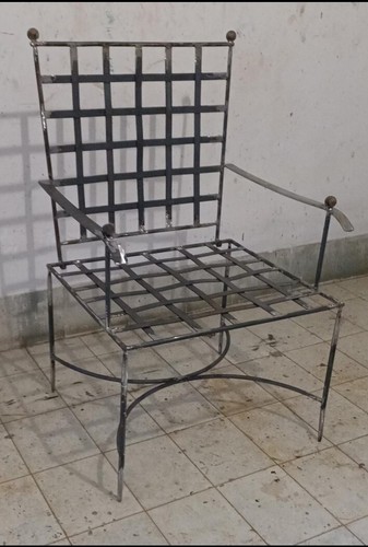 Sedia poltrona ferro pieno - poltrona,