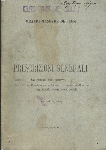 Grandi manovre del 1903 - del,