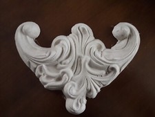 Stucco Cornice Fregio in gesso bianco decorazione muro soffitto <b>