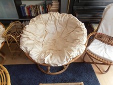 Coppia di poltrone in vimini