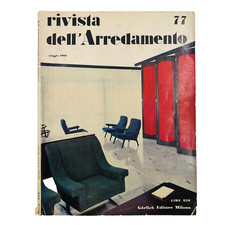 Rivista dell'arredamento 77 maggio 1964 Gorlich Design Mobili Marco Comolli