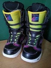 Rari stivali da snowboard Vans Cheryl Maas taglia 6 39 donna fuori parete snowboard