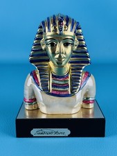 Edoardo Tasca Statua “Tutankhamon” Busto In Porcellana Figura Egitto XX Sec.