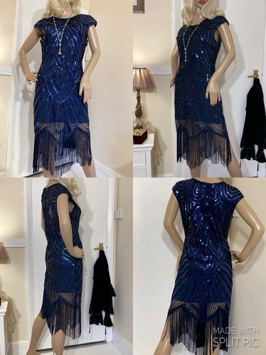 Abito stile vintage paillettes